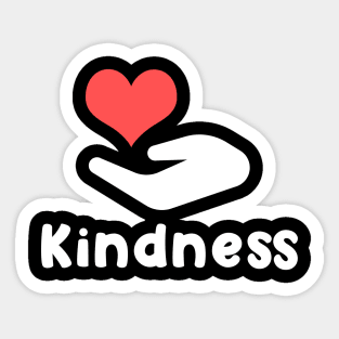 Choose Kindness A Positive Saying With An Amazing Heart Art Sticker